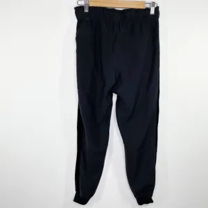 Lululemon On The Fly Black Velvet Trim Drawstring Jogger Pants Womens‎ Size 2 thumbnail 3