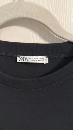 Zara Midi Black dress with ruching  thumbnail 2