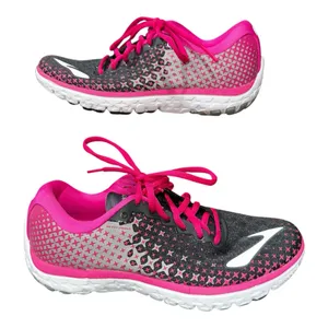 Brooks PureFlow 5 Women's 7.5B Black Pink Running Shoes 1202071B688‎ thumbnail 1