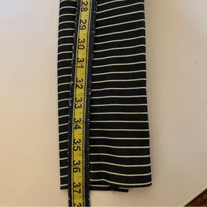 The Riviera Pant Black White Striped Slim Fit Ankle Pants Size 6 thumbnail 6