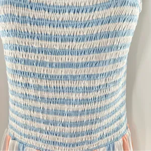 Striped Pink and Blue Jumpsuit Size M thumbnail 4