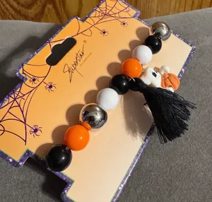 Superstar Accessories Ghost Halloween Stretch Bracelet Multiple thumbnail 2