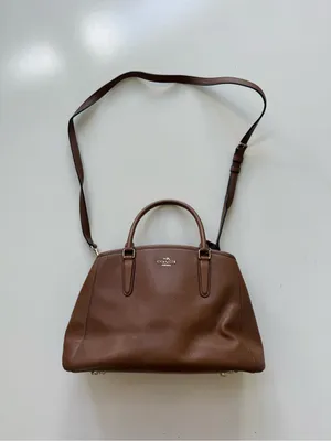 COACH Brown Small Margot Carryall thumbnail 2