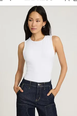 White Express Bodysuit Body Contour thumbnail 1