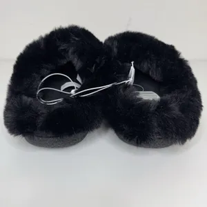 Isotoner Women’s Memory Foam Slippers Black Faux Fur Size S 6.5–7 NIB NEW In Box thumbnail 11