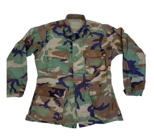 US Army Camo Jacket Military Camouflage Green M thumbnail 1