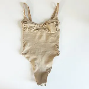 SKIMS Womens Nude Compression Seamless Sculpt Shaping Bodysuit Size S Clay Beige thumbnail 3