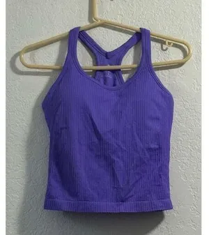 Attarco Top Workout Tank Top Racer Back Built in Bra Large thumbnail 1