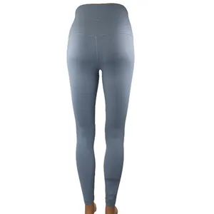 Lululemon Blue Gray Mid Rise Activewear Athletic Yoga Skinny Leggings Pants Sz 4 thumbnail 3