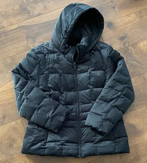 Calvin Klein Women’s Black Hooded Down Puffer Jacket 60/40 Fill - Flaw - size XL thumbnail 1