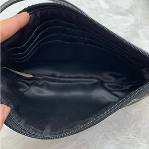 y2k COACH Black Signature Canvas Mini Purse Wristlet with Card Slots thumbnail 8