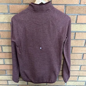 L.L. Bean Adventure Grid Fleece Quarter-Zip Pullover Women’s Size XS thumbnail 2