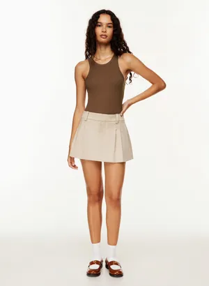 Aritzia Sunday Best Honor Hip Tank in brown, size XS thumbnail 3