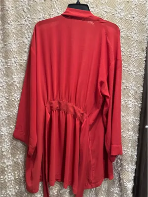 Victoria's Secret Red Robe Long Sleeve, One Size, Washable [COPY] thumbnail 6