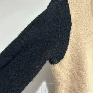 On Trend Cream and Black Turtleneck Sweater thumbnail 10