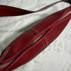 Y2k COACH F10908 Red Solo Hobo Shoulder Bag thumbnail 6