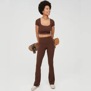 Aerie Offline Real Me Xtra Bootcut Legging in Dark Maple Size XXL New with tags thumbnail 3