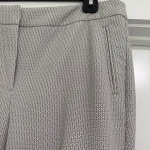 Adrianna Papell Taupe‎ Geo 1 Printed Kate Fit Dress Pants Size 10 thumbnail 3
