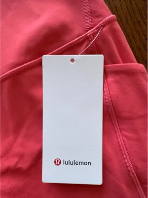 Lululemon Align Pockets High Rise 25” Pale Raspberry Double Lined Size 8 NWT thumbnail 5