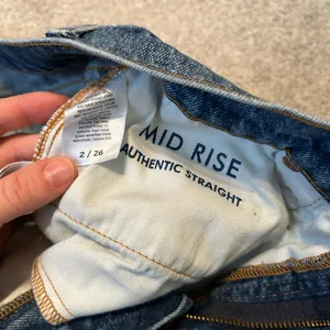 Lucky Brand Womens Mid Rise Authentic Straight Leg Blue Jeans Size‎ 2 26x24 thumbnail 6