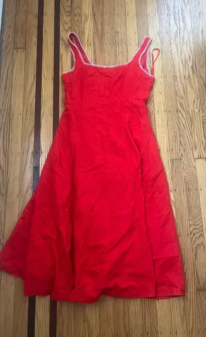 caroline constas dress Red Size 4 thumbnail 1