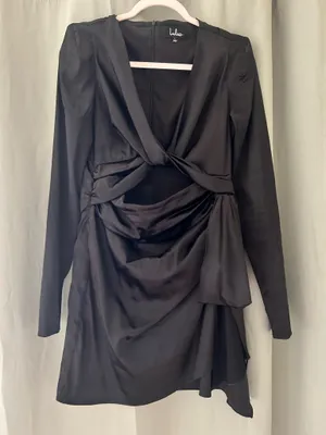 Lulus Black Long Sleeve Mini Dress thumbnail 3