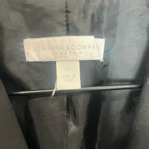 Y2K New York & Co Cropped Black Blazer Jacket thumbnail 4