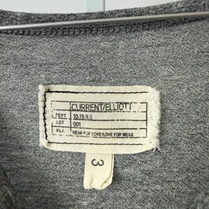 Current Elliott 3 Large Heather Grey Louella Long Tank Dress Sleeveless Maxi thumbnail 4