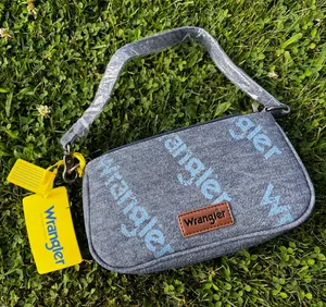 NWT Wrangler Denim Style Small Canvas Women’s Purse thumbnail 1