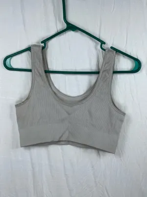 grey aerie sports bra thumbnail 2