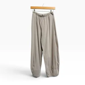 Zara beige bloomer Harem Pants Women's Size Medium thumbnail 2