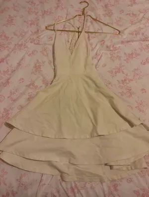 White Windsor Dress thumbnail 3