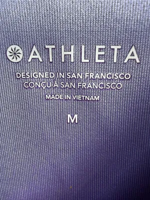 Athleta Seasoft Tank Sweatshirt Dusk Purple Lavender Size Medium Sleeveless Top thumbnail 4
