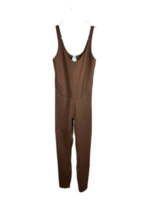 Lululemon Align Ribbed Bodysuit 25" Roasted Brown Athleisure Lounge Yoga Size 4 thumbnail 5