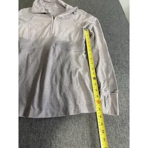 Lululemon Women's Run Full Tilt Quarter Zip Light Purple Sz 6 Running Gym Walkin thumbnail 5