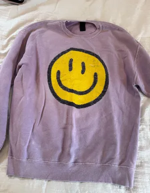 Sweet Claire Smiley Crewneck thumbnail 1