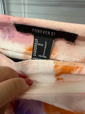 Forever 21 Maxi Skirt Watercolor thumbnail 3