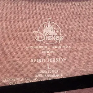 Disney Parks Pink Spirit Jersey Glitter‎ “D” Est. 1955 Long Sleeve Oversized Top thumbnail 4