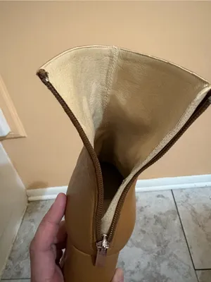 Intentionally Blank Tan Leather Square thumbnail 12