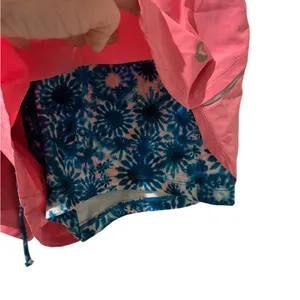 Active USA Pink Shorts with Blue Trim & Built In Biker Shorts thumbnail 4