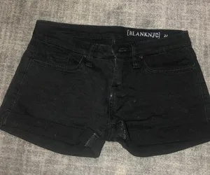 Blank NYC Black Denim Shorts thumbnail 1