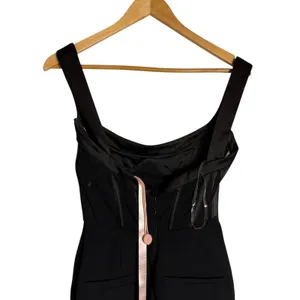 House of CB Mylene Corset Straight Leg Black Cocktail Formal Jumpsuit S thumbnail 11