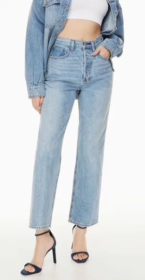 Aritzia Denim Forum The Joni High Rise Loose thumbnail 1