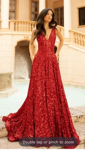 Blue Prom / Pageant Gown thumbnail 5