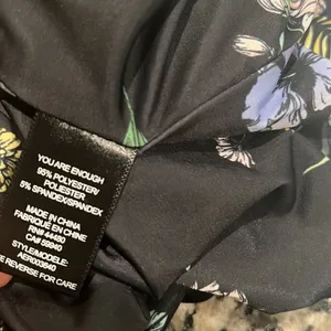 AFRM Bodysuit Celyn Sleeveless, Spring Noir Bouquet Size M New w/o Tag thumbnail 6