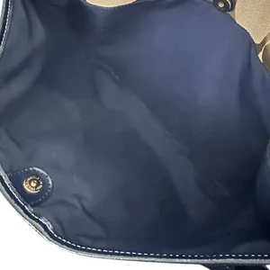 COACH Crossbody‎ Signature Foldover - Khaki/Navy F23304 Jacquard Tote thumbnail 14