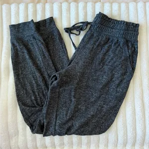 Aerie Charcoal Jogger Pants thumbnail 1