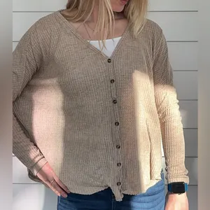 Tan Cardigan thumbnail 1