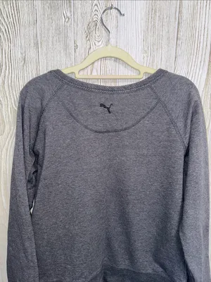 Puma Charcoal Gray Logo Pullover thumbnail 5