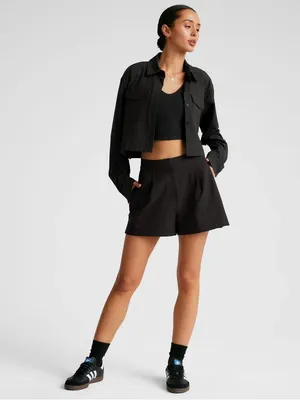Beyond‎ yoga Midtown Cropped Jacket size xl NWT thumbnail 2